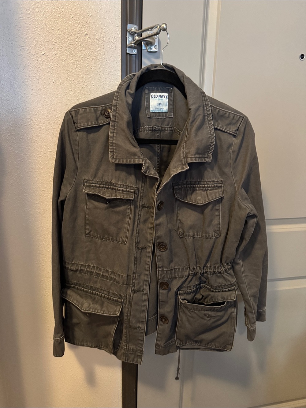 Old Navy Men's Olive Utility Field Jacket